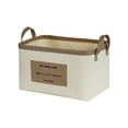 thumbnail image 2 of LADIGASU Foldable Fabric Storage Bags With Handles Storage Boxes Storage Baskets Organize Toys Books Shelves Closet Storage Baskets Beautiful And Practical, 2 of 9