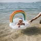 thumbnail image 5 of Flotador hinchable para piscina infantil con diseño de arcoíris para bebés y niños pequeños de 0 a 6 años. Juego acuático para exterior. Material de PVC., 5 of 8