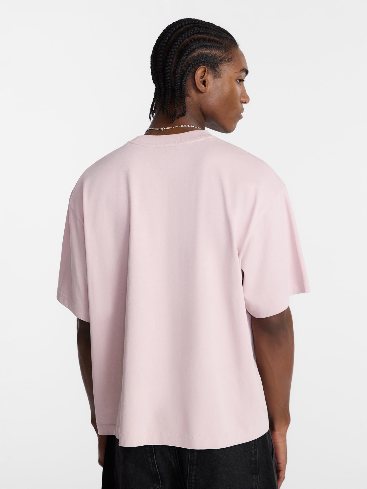 No Boundaries Boxy Fit Heavyweight Graphic Tee Shirt, Men's XS-4XLT
