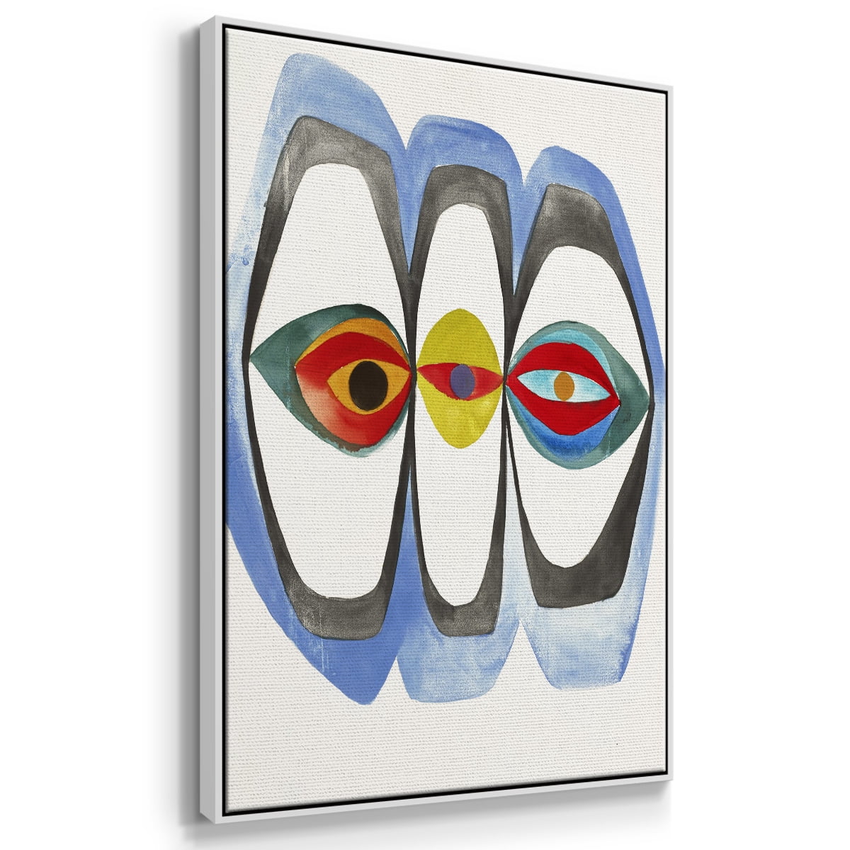Magic Tricks IV Framed Premium Gallery Wrapped Canvas - Ready to Hang - 27 x 41 - White Floating Frame