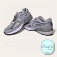 thumbnail image 1 of New Balance 990v4 MiUSA Grey Silver - Size 11, 1 of 6