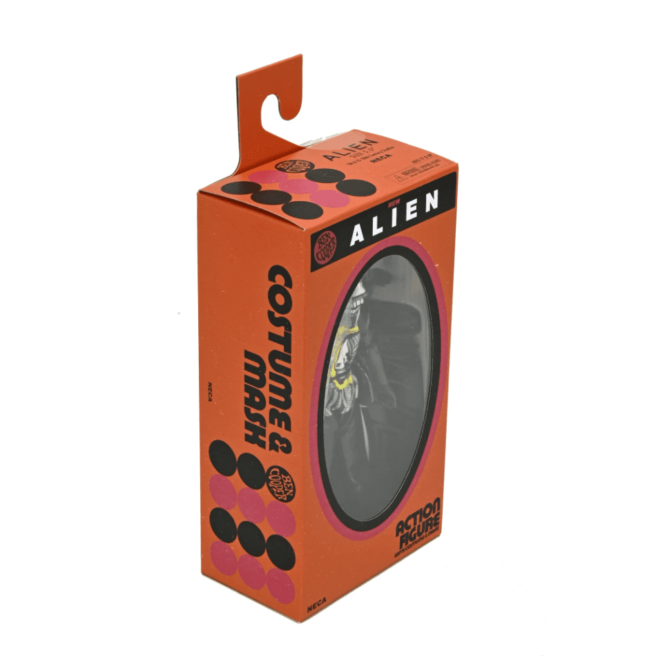 NECA Aliens : Figurine articulée Xénomorphe déguisé (Ben Cooper) avec sac de bonbons (15 cm)