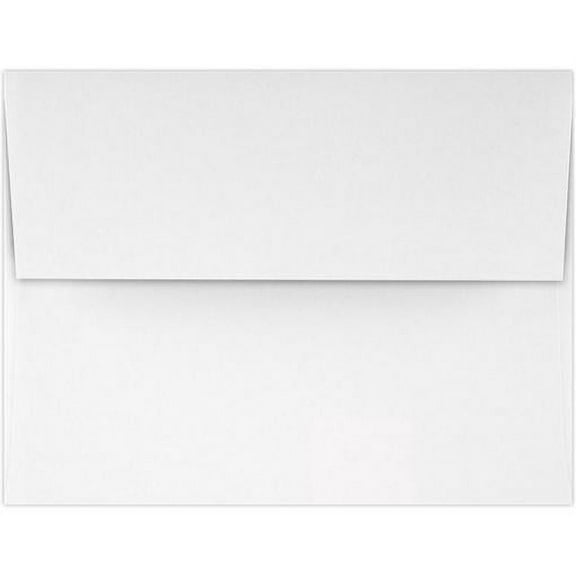 LUXPaper A2 Invitation Envelopes, 4 3/8 x 5 3/4, 70lb, Classic Crest Solar White, 500 Pack