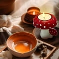 thumbnail image 5 of Mushroom Tea Light Candle Holder Cute Mushroom Light Candle Holder, 5 of 5