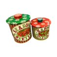 thumbnail image 2 of 2x Caja de Dulces de Navidad, Latas de de Navidad, Caja de Regalos de Navidad de Hierro, Decoración Navideña para Suministros de Fiesta de Estilo C Macarena Estuche de golosinas de caramelo, 2 of 8