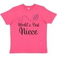 thumbnail image 3 of Inktastic Worlds Best Niece Youth T-Shirt, 3 of 5