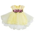 thumbnail image 3 of Jupe Tutu Sans Manches à Fleurs Froncée pour Nouveau-Nées et Tout-Petites Filles, Robe de Princesse, Robe de Fête, Tenues d'Été, 3 of 7