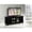 Black, variant on Synthetic Wood TV Stand for 40 - 49 Inch Screens / Four - Door Compartments for Storage