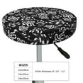 thumbnail image 4 of Balery Snake Fundas de asiento para taburete de bar redondo de tela de terciopelo ajustables que protegen de arañazos y manchas para sillas de 14 a 17 pulgadas.-14 inch, 4 of 7