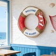 thumbnail image 3 of Decoration Foam Swim Life Ring 16 Inch Lightweight With Rope For Pool Lake River Seaside, 3 of 4