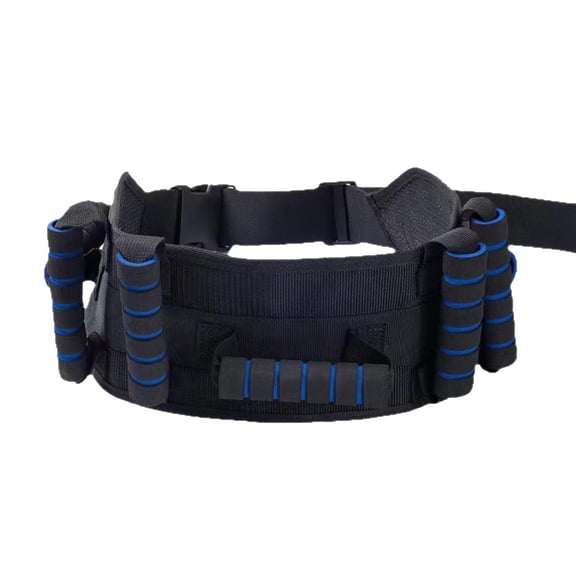 YMWVH Gait Belt, Gait Transfer Belt with Handles & Quick Release Buckle - Safety Lifting Assist for Elderly, Disabled, Bariatric (Black)