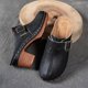 thumbnail image 5 of Correas de Tacón para Tacones Altos Bloque de Hebilla Tacón Clog Mules, Tacones Altos de la Mujer Estilo Madera Cerrado Dedo Del Pie, 5 of 9