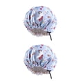 thumbnail image 4 of sweethay Gorro de noche para dormir para niños pequeños con hebilla ajustable, gorro de satén bonito para ducharse, gorro de dormir para el Type6 NO6, 4 of 6