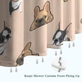 thumbnail image 6 of French Bulldog Dog Shower Curtain 84"x72" ,Bathroom Decorative Shower Curtains Set with 12 Hooks,Modern Waterproof Washable Shower Curtain, 6 of 6