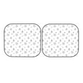 thumbnail image 4 of Picia Hand Drawn Turtle 2 Piece Car Windshield Sun Shade Foldable | Foldable Sun Shield for Front Window Blocks UV Rays and Keeps Your Vehicle Cool-Small, 4 of 7