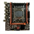 thumbnail image 4 of Placa Base X99E + CPU E5 2678 V3 + Soporte de Grasa Térmica 4XDDR4 RECC RAM PCIEX16 NVMe Tarjeta LAN Gigabit Placa Base de Escritorio, 4 of 10