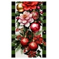 thumbnail image 2 of PEONAVET Christmas Table Runner 72 Inches Poinsettia Red Christmas Table Runner Winter Xmas Party Decoration Holiday Indoor Home Kitchen Decor, 2 of 6