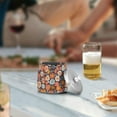 thumbnail image 5 of Yayeee Ashtray with Lid for Cigarette Smokeless Stainless Steel Home Ash Holder, Colorful Flowers, 5 of 7