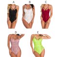 thumbnail image 4 of Conjunto de ropa interior sexy Mono de tela con pantalla de encaje Encantadora Lencería sexy para mujeres adultas, Blanco, S Advancent XX000038-02, 4 of 7