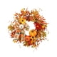 thumbnail image 4 of Corona de Acción de Gracias, corona artificial para puerta de entrada, colorida, decorativa para exteriores, 4 of 9