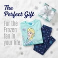 thumbnail image 7 of Disney Frozen Elsa Big Girls Long Sleeve Fleece Peplum T-Shirt Leggings Set Blue 10, 7 of 7