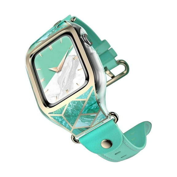 i-Blason Cosmo Case for Apple Watch 6/5/4/SE 44mm Marble Green (Applewatch4-CosmoV3-44-Jade)