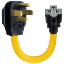 Nema 14-30P to 5-20R/6-20R Adapter Cord 30Amp Dryer Plug Male to Four-in-One T-Blade Female Adapter,14-30P 30 Amps 4-pin 250V to 20/15 Amps 6-20R/15R or 5-20R/15R 4 in 1 Adapter Power Cord STW 10 AWG