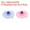 Pink/Blue, variant on REGALWOVEN Silicone Cup Lids for Drinks, Mug Cover Cap, Airtight Suction Seal, Fits Various Cups Pink/Blue 3.9"