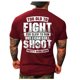 thumbnail image 1 of Men's T-shirt Graphic Text 3D Printing Street Casual Short Sleeve Button Down Printed Clothing Basic XL, 1 of 5