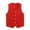 Red, variant on Kids Boys Girls Buttons Volunteer Activity Vest Solid Color Sleeveless Waistcoat Party Red M