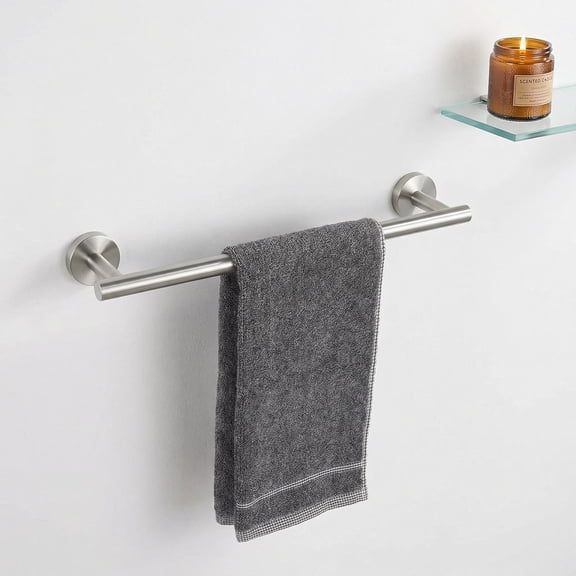 16-Inch Heavy Duty Towel Bar, Wall Mounted, Brushed Nickel, SUS304 Stainless Steel, Thickened Construction