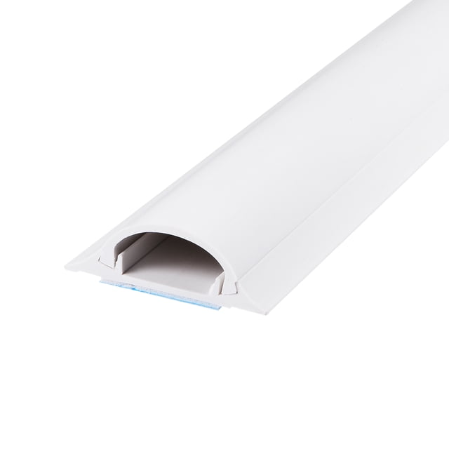 Unique Bargains 15.7'Lx1.8'Wx0.6'H Cable Raceway Cord Cover Self-Adhesive Wire Hider Channel 3 Pack