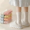 thumbnail image 2 of Women Coral Fleece Socks In Autumn And Winter Plus Fleece Thickening Warm Stockings, 2 of 4