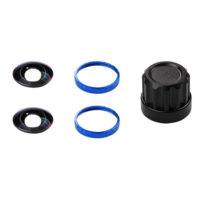 Replacement Kit for Insta360 X5 with DIY Lens Swap Tool & Multi-Color Rings HD Optical Lens Set for 360-Degree Camera