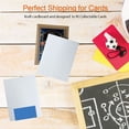 thumbnail image 7 of 200 Packs 3.5x4.5 Inch White Trading Card Shipping Protector, Premium Kraft Brown Corrugated Pads Bulk Flat Cardboard Sheets for T-Shirts, Shipping, Mailing, Cardboard Crafts, 7 of 7