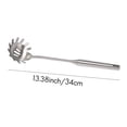 thumbnail image 6 of 2 Pieces Stainless Steel Spaghetti Server Set, Stainless Steel Spaghetti Pasta Tong, Pasta Spoon Server Fork, 6 of 8