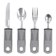 thumbnail image 2 of Conjunos de utensilios adaptativos, conjunto de Cubios adaptattanos fáciles de Limpiar 4pcs Portátiles Con Agujero Colgante para Ancianos para Adfres, 2 of 7
