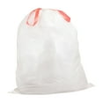 thumbnail image 2 of Qualiazero 13 Gallon Drawstring Trash Bag, 100 Pack, Unscented, 2 of 5