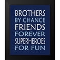 thumbnail image 2 of Robinson, Tamara 15x18 Black Modern Framed Museum Art Print Titled - Brothers Superhero, 2 of 5