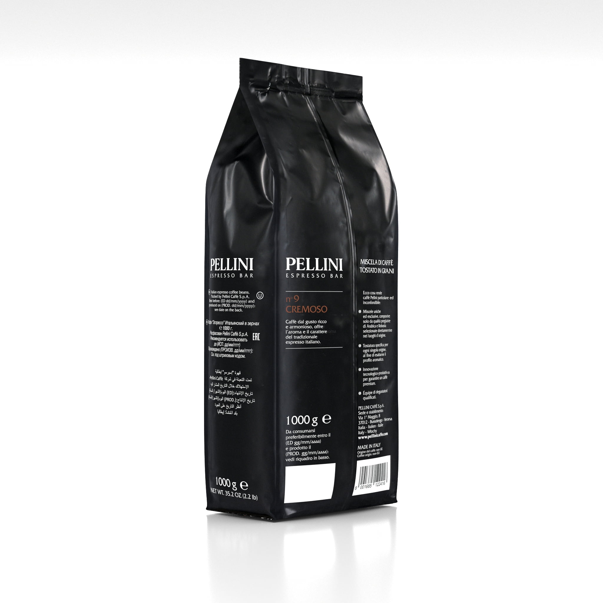 Pellini Cremoso N.9 Coffee Beans 1kg (2.2lbs)