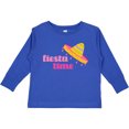thumbnail image 3 of Inktastic Fiesta Pink Sombrero Girls Long Sleeve Toddler T-Shirt, 3 of 5
