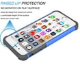 thumbnail image 3 of Apple iPhone 8 Case, iPhone 8 Cover, Njjex 2-Piece Shockproof Case For iPhone 8 4.7" Rugged Rubber Anti-Slip Plastic Hard Case Cover For Apple iPhone 8 (2017) 4.7"-[Blue/Black], 3 of 6