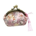 thumbnail image 2 of Monederos Con Hebilla Para Mujer Cierre De Broche Con Cambio Floral Rosa Sunnimix Monedero, 2 of 7