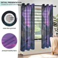 thumbnail image 3 of Yayeee Window Curtains Set of 2 for Living Room Light Filtering 63"x42", Purple Street, 3 of 7
