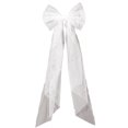 thumbnail image 1 of aoozleny Horquillas para el pelo con lazo de malla de perlas (blanco), 1 of 3