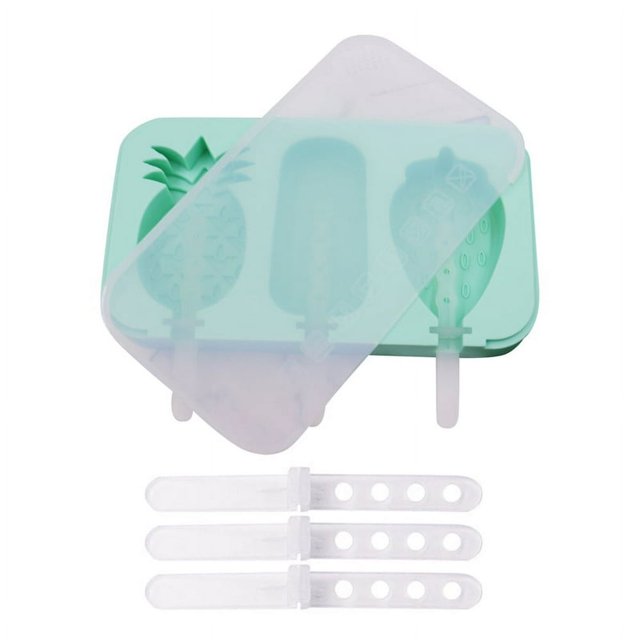 Silicone Popsicle Mold Cartoon Ice Lolly Mould With 6 Sticks Stackable And Reusable Cartoons Cute Cream Moulds