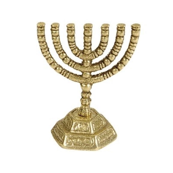 Menorah-Decorative Mini (7 Branched) (3 )-Silver