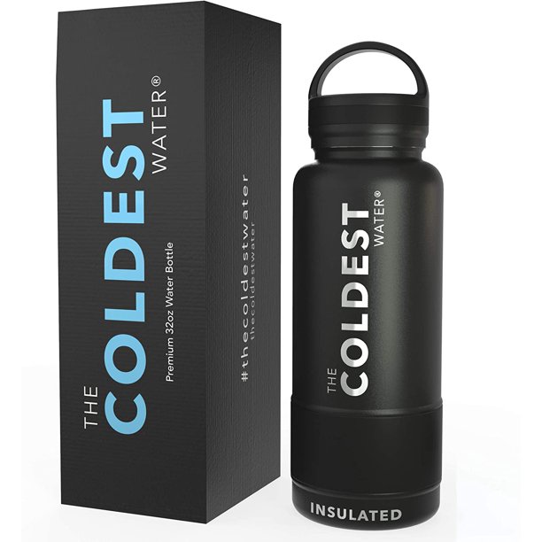 Coldest Sports Water Bottle Leak Proof, Double Walled, Stainless
