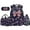American Flag Bow, variant on HUISEFOR Bass Fish Camo School Backpack Set 4 Pcs 600D School Bag with Lunch Box Pencil Case Water Bottle Holder 17 Inch Lightweight for Elementary School 2nd-3rd Grade