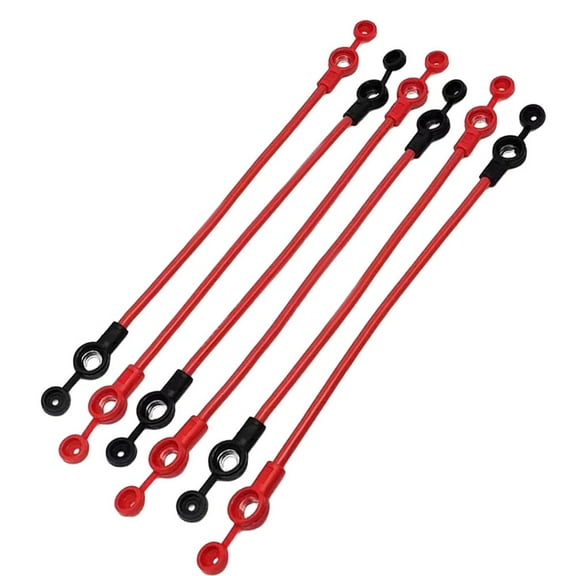 6Pcs Ebike Battery Cable Electric Bicycle Ebike Battery Cable Copper Flexible Car Battery Cable Bicycle Trainers Accessories